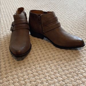 Lucky Brand Brown Booties